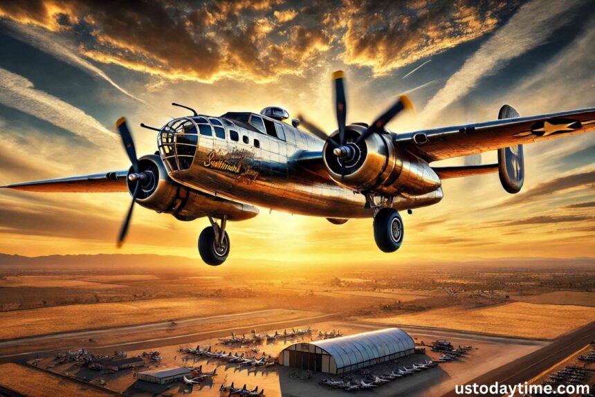 B-25 Bomber Sentimental Journey Madera Warbirds